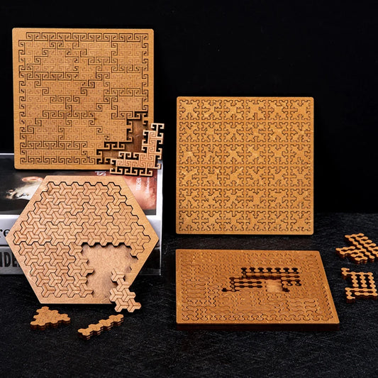 Wooden Puzzles Boards Logic Training