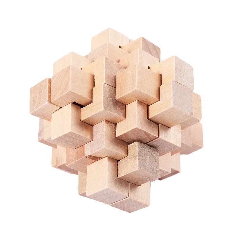 Wood Puzzle Brain Teaser