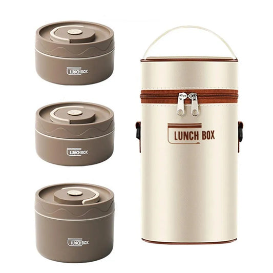 Insulated Lunch Box Set With Insulated Bag