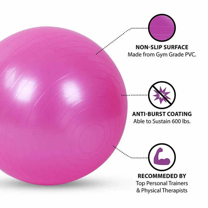 37.4 inch Yoga Ball With Pump