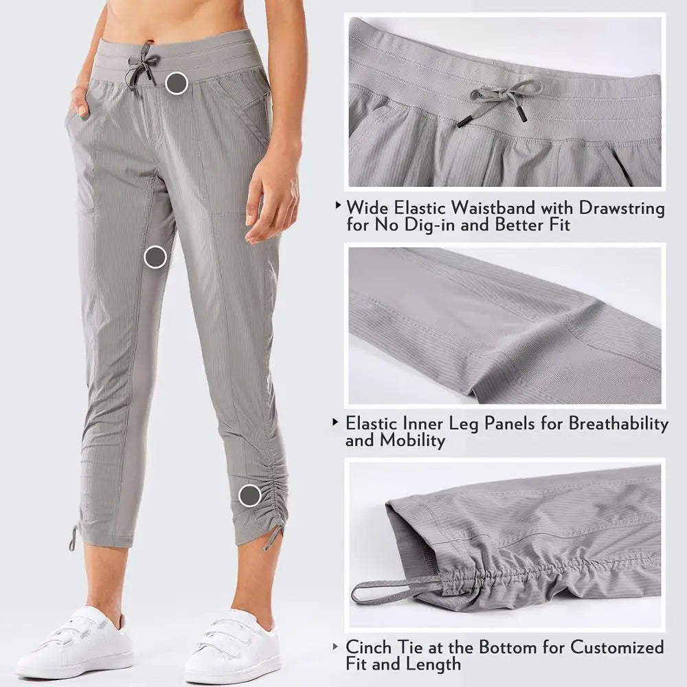 Women's Joggers Tapered Leg Sweatpants -27Inches