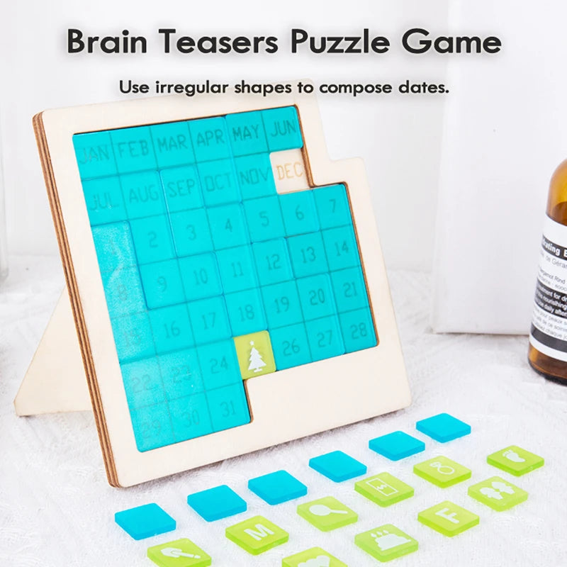 Wooden Calendar Puzzles