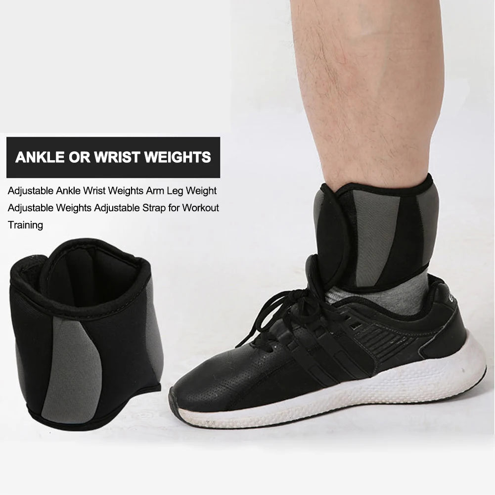 1 Pair Adjustable Ankle Wrist Weights