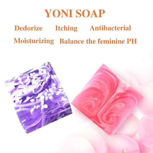 2 Pcs Organic Lavender and Rose Soap Bars