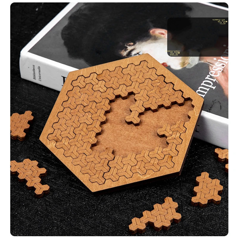 Wooden Puzzles Boards Logic Training