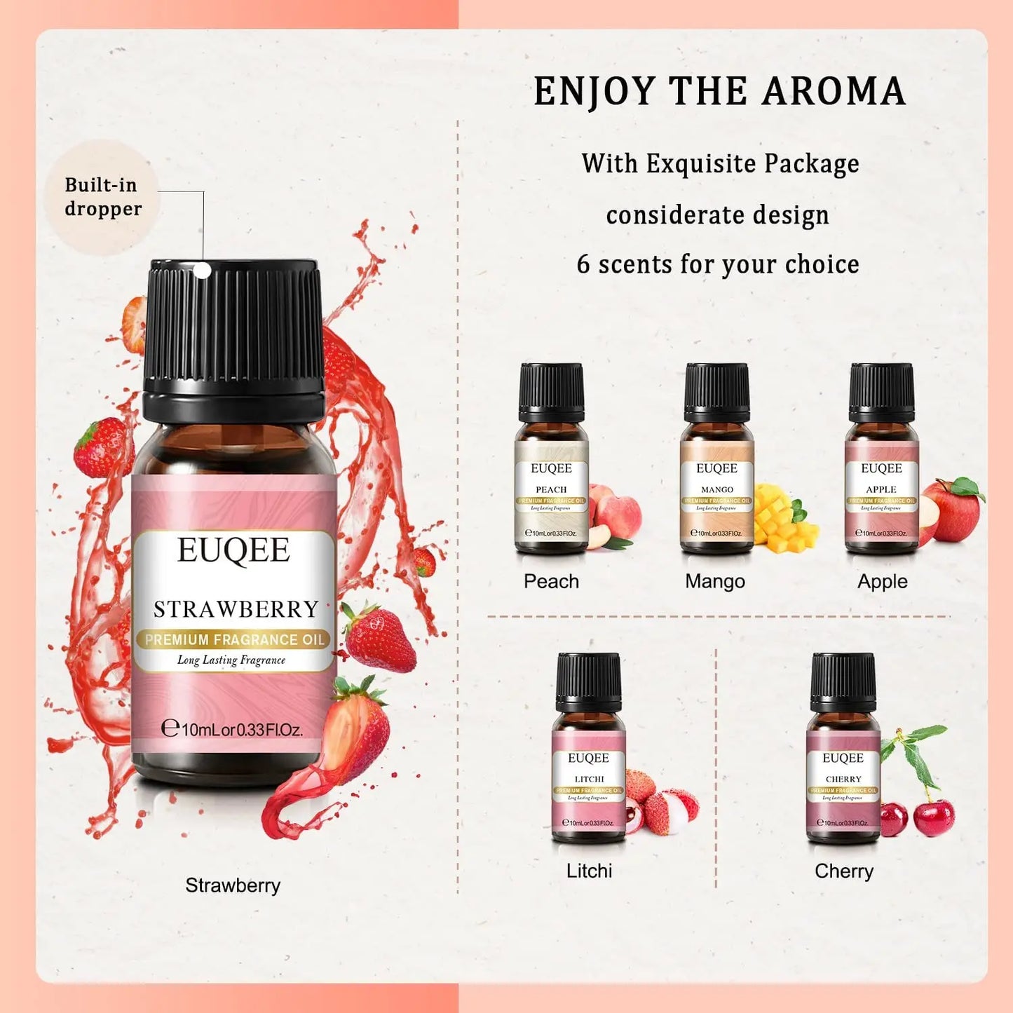 EUQEE Premium Fragrance Oils Set