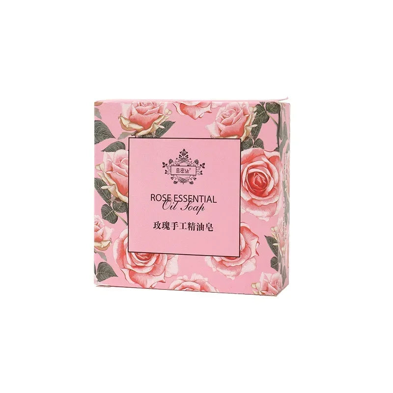 1 Box Rose Essential Oil Soap