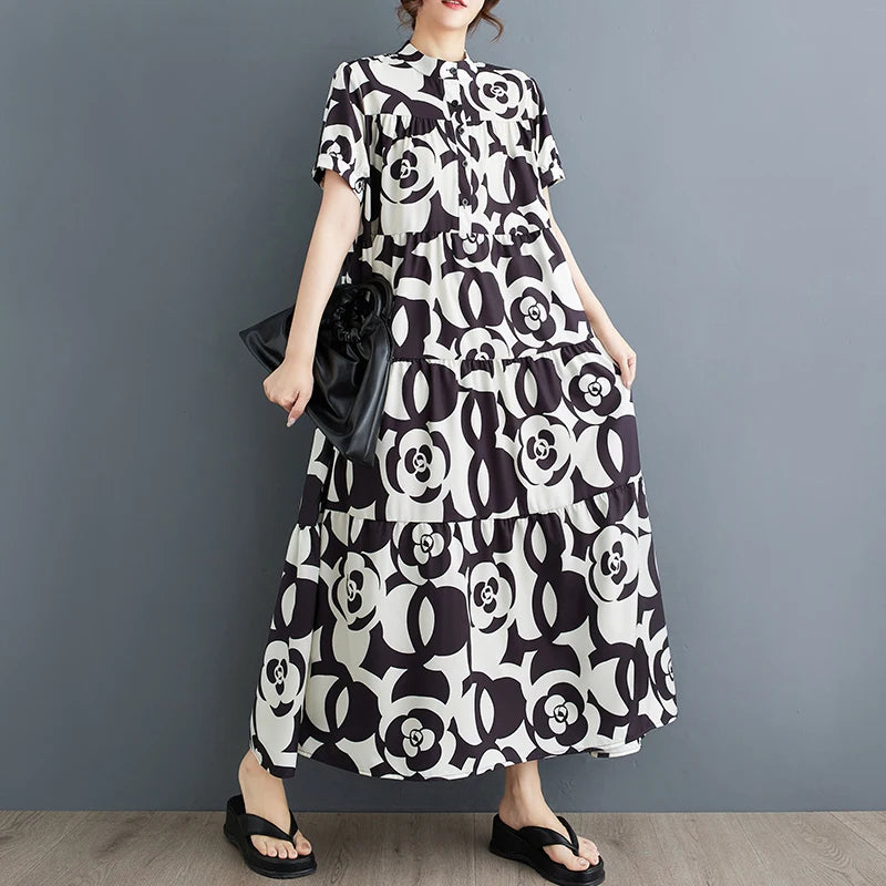 Woman's Long Dress Loose Fit Chic