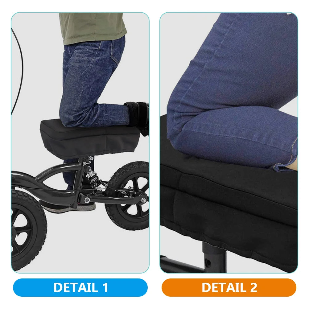 Knee Walker Cover Polyester Cushion for Scooter Bicycle Accesories Accessory Pads Adult Reusable