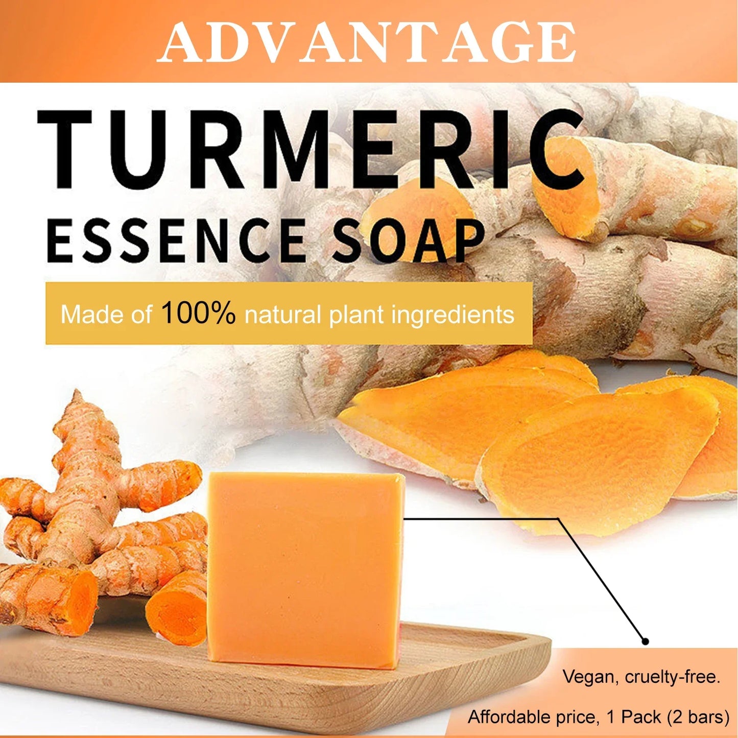 65g X2 Turmeric Soaps