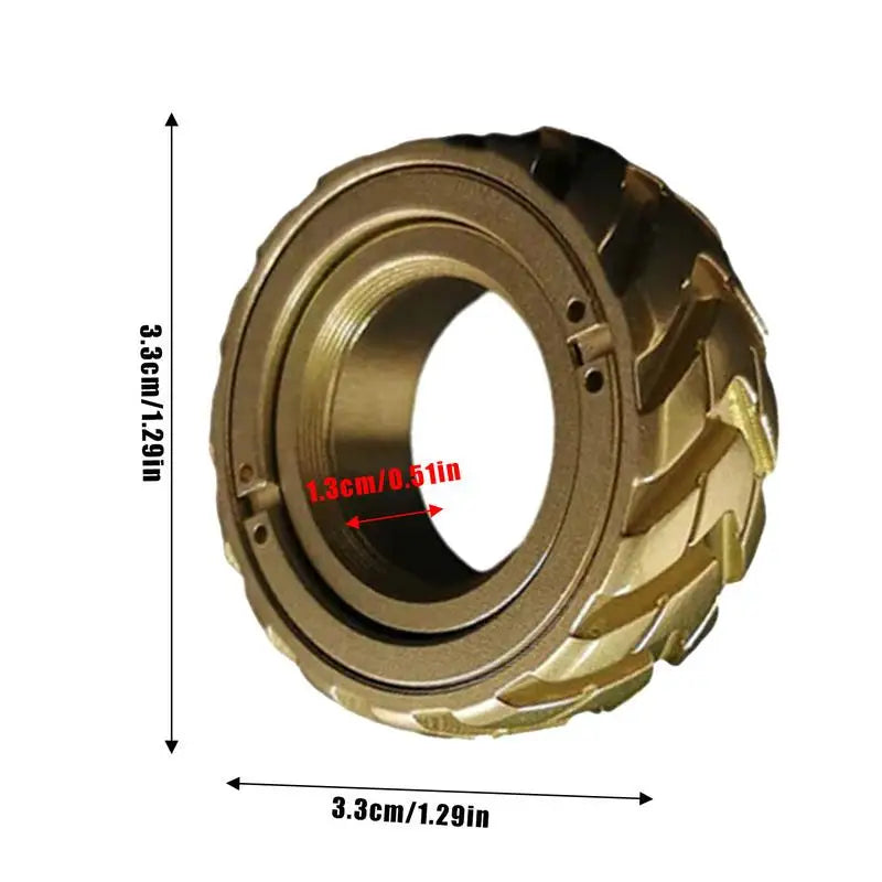 Ratchet Wheel Fidget Ring